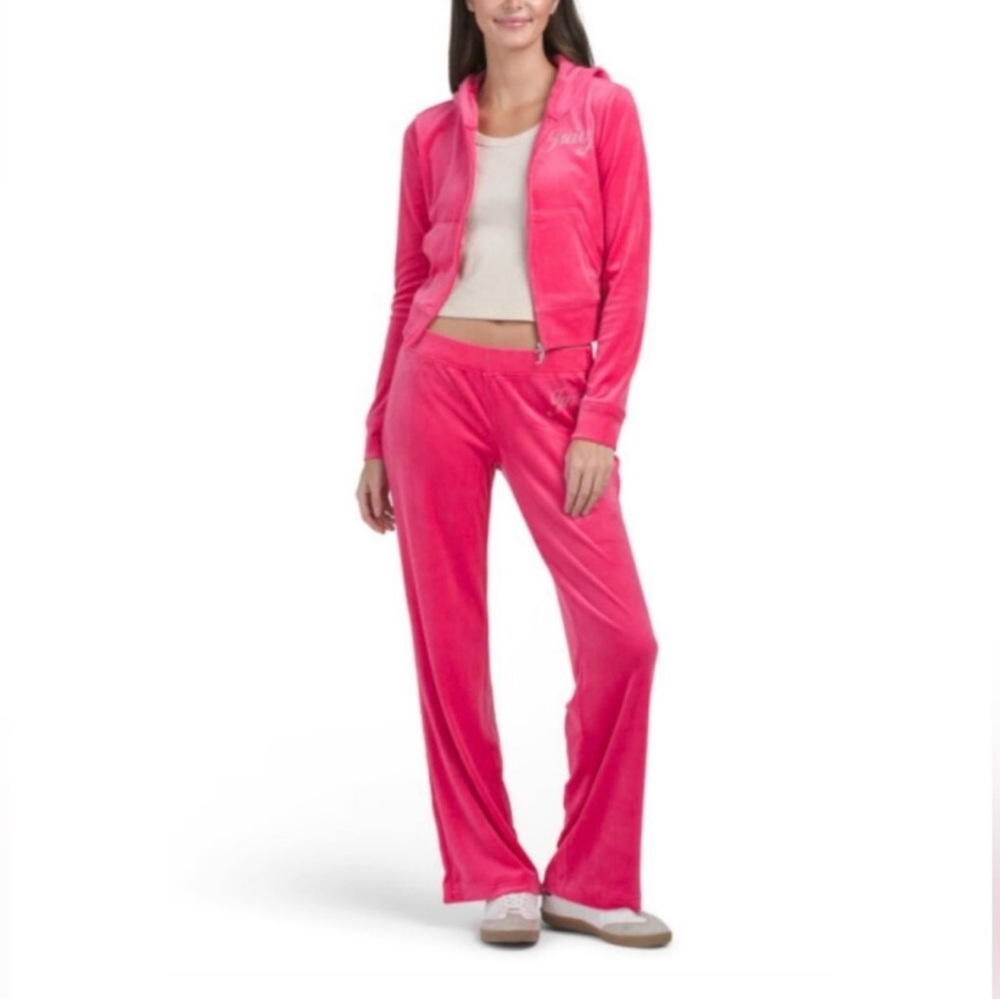 🍒 NWT Juicy Couture OG Velour Tracksuit Set • Size M • Vibrant Vixen Pink